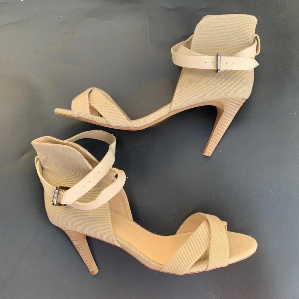 Joes Sandals Heels Beige Sz 9 Womens - Picture 6 of 12